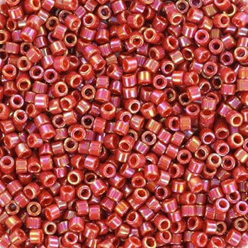 Miyuki Delica Perler, DB 2275, Opaque Glazed Dark Red, 11/0 - Uniq Perler - 511449