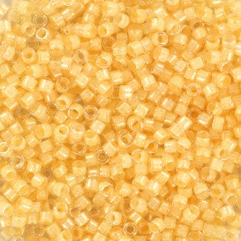 Miyuki Delica Perler, DB 2371, Fancy Lined Ivory, 11/0 - Uniq Perler - 965447