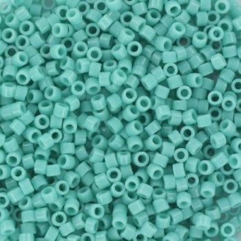 Miyuki Delica Perler, DB 729, Opaque Turquoise Green, 11/0 - Uniq Perler - 690764