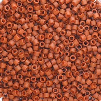 【Miyuki 】 Miyuki Delica Beads, DB 794, Opaque SF Dyed Sienna, 11/0, Uniq Perler