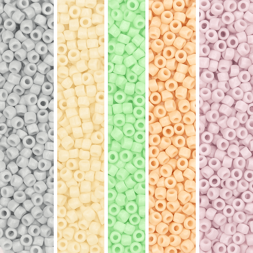 Miyuki Delica Sæt – Pastel Dreams, 11/0 - Uniq Perler - 87654456
