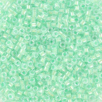 Miyuki delica's 11/0 - (mint pearl lined glacier blue 1707) - Uniq Perler - 114341