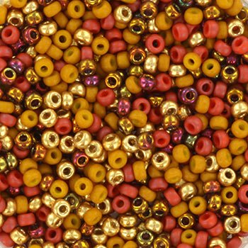 Miyuki Rocailles Perler 11/0 (Sahara storm mix93) - Uniq Perler -