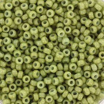 Miyuki Rocailles Perler - (Duracoat opaque dyed fennel 4473) - Uniq Perler -