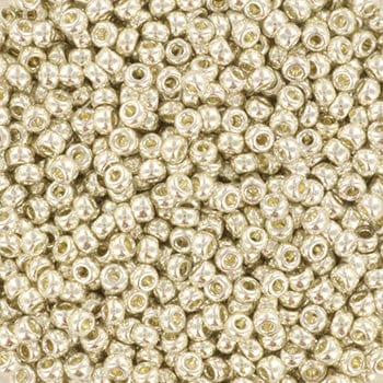 Miyuki Rocailles Perler, RR 1051, Galvanized Silver, 11/0 - Uniq Perler - 115610