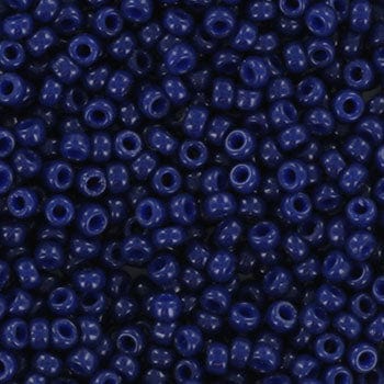 Miyuki Rocailles Perler, RR 4493, Duracoat Opaque Dyed Navy Blue, 11/0 - Uniq Perler - 112047