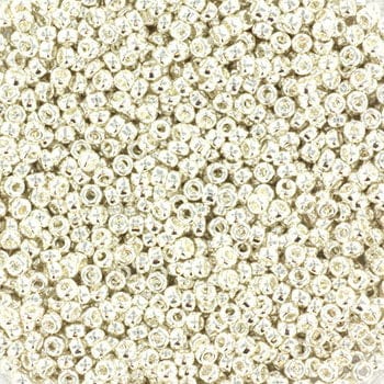 Miyuki Rocailles Perler, RR 961, Bright Sterling Plated, 15/0 - Uniq Perler - 115612