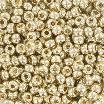 Miyuki seed beads 8/0 - duracoat galvanized silver 4201 - Uniq Perler - 123297