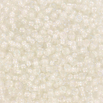 Miyuki seed beads 11/0 - fancy lined soft white 3637