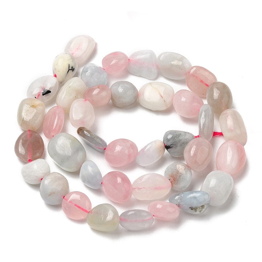 Morganit Perler, Nugget/Ovale, 6 - 12mm - Uniq Perler - 113229