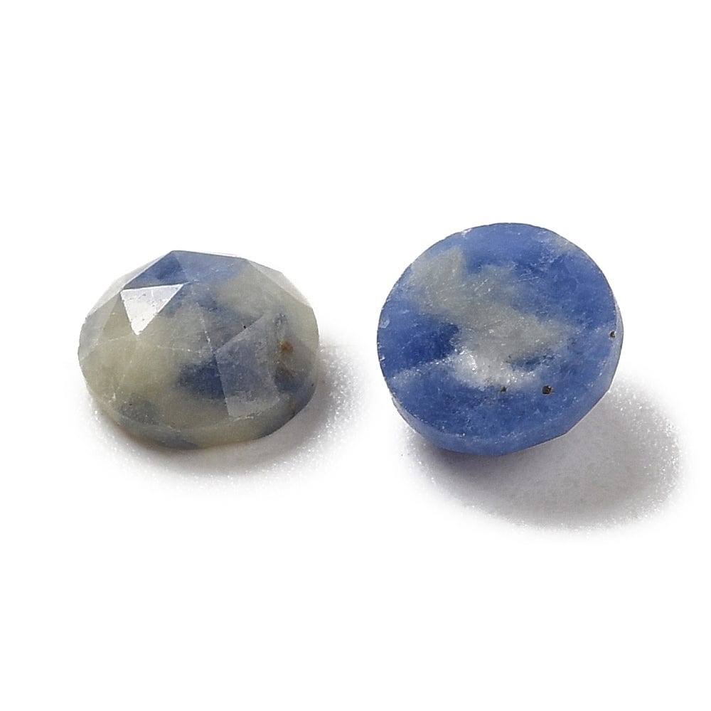 Naturstens Mixede Cabochons – Farve Mix, Runde (6mm) 10 Stk - Uniq Perler - 115442