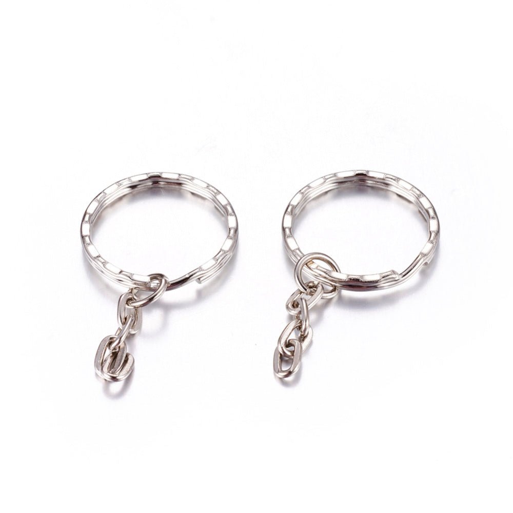 Schlüsselringe – Platinmessing (21 mm)
