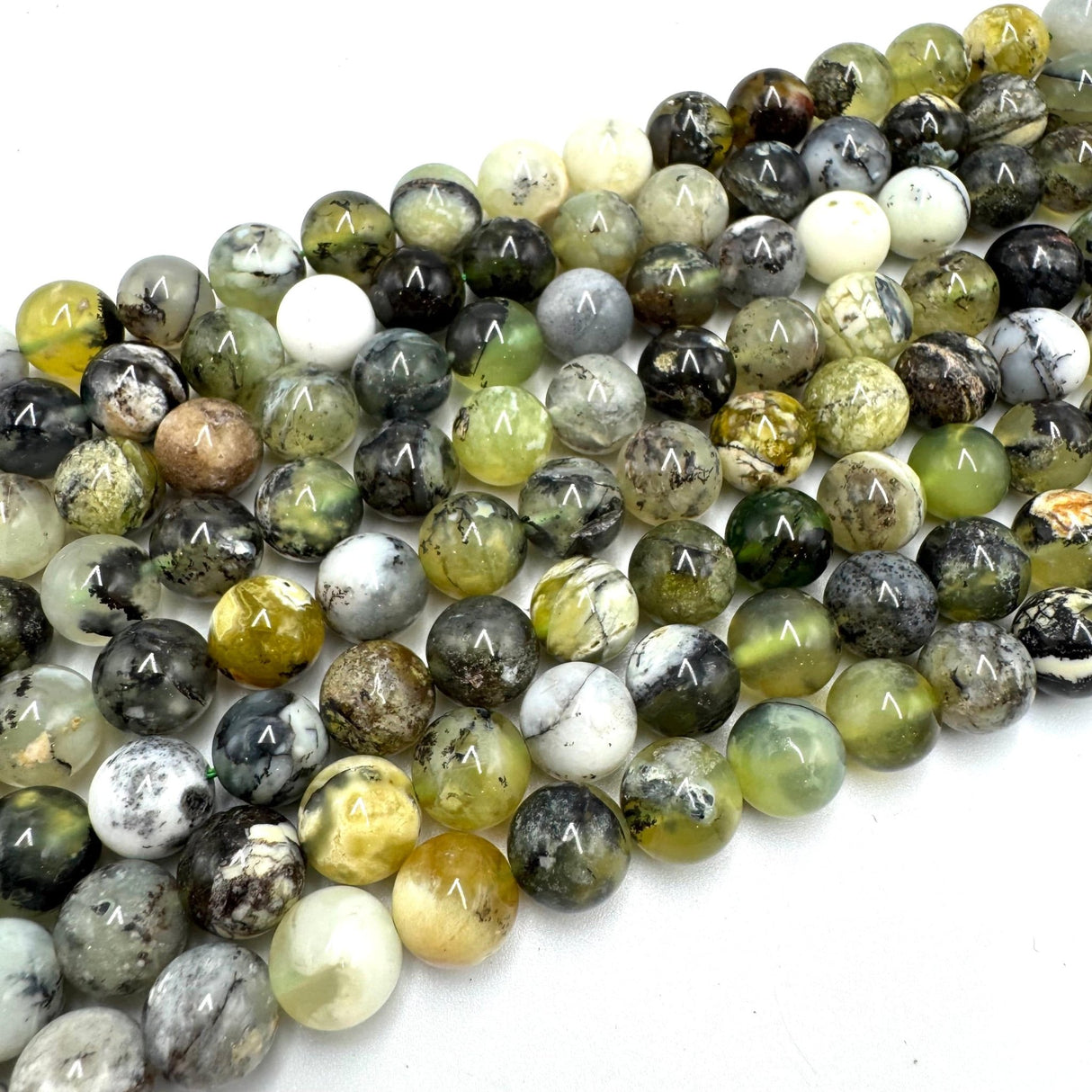 Opal - Grøn (10mm) - Uniq Perler - 774466