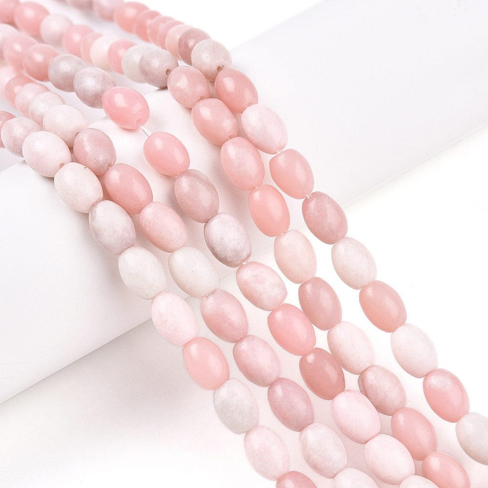 Opal Perler - Pink, Ovale (7,5 - 8mm) - Uniq Perler - 114574