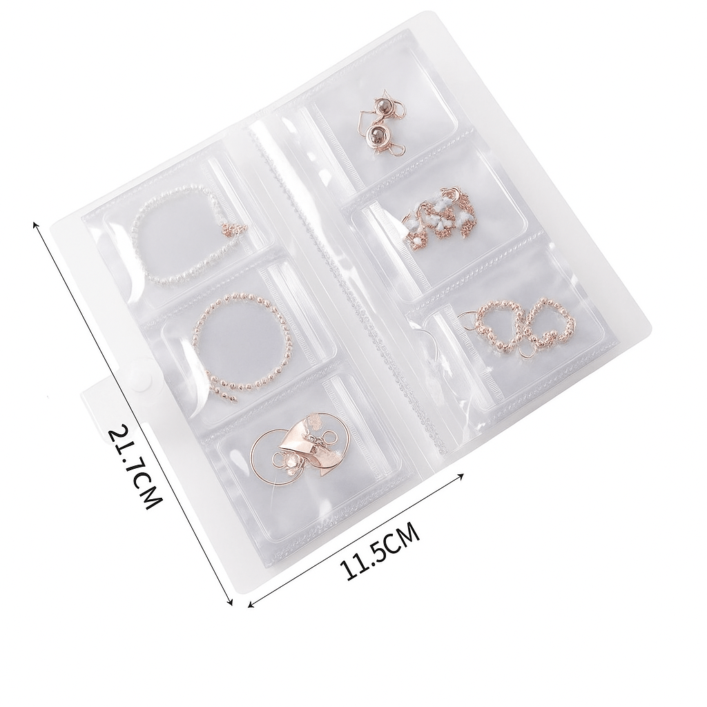 Opbevarings "Bog" Til Dine Smykker - Uniq Perler - 112460