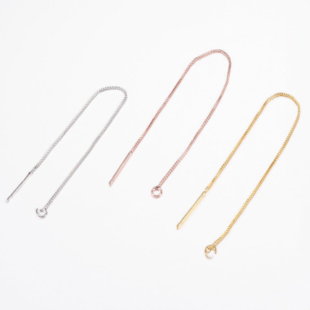 Ørekæder - Mix Farver, 100mm - Uniq Perler - 117067