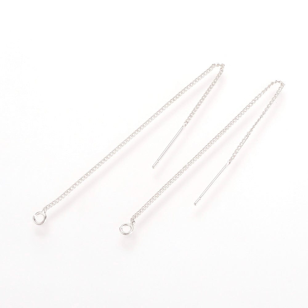 Ørekæder – Platin Belagt (82 - 85mm) - Uniq Perler - 114082