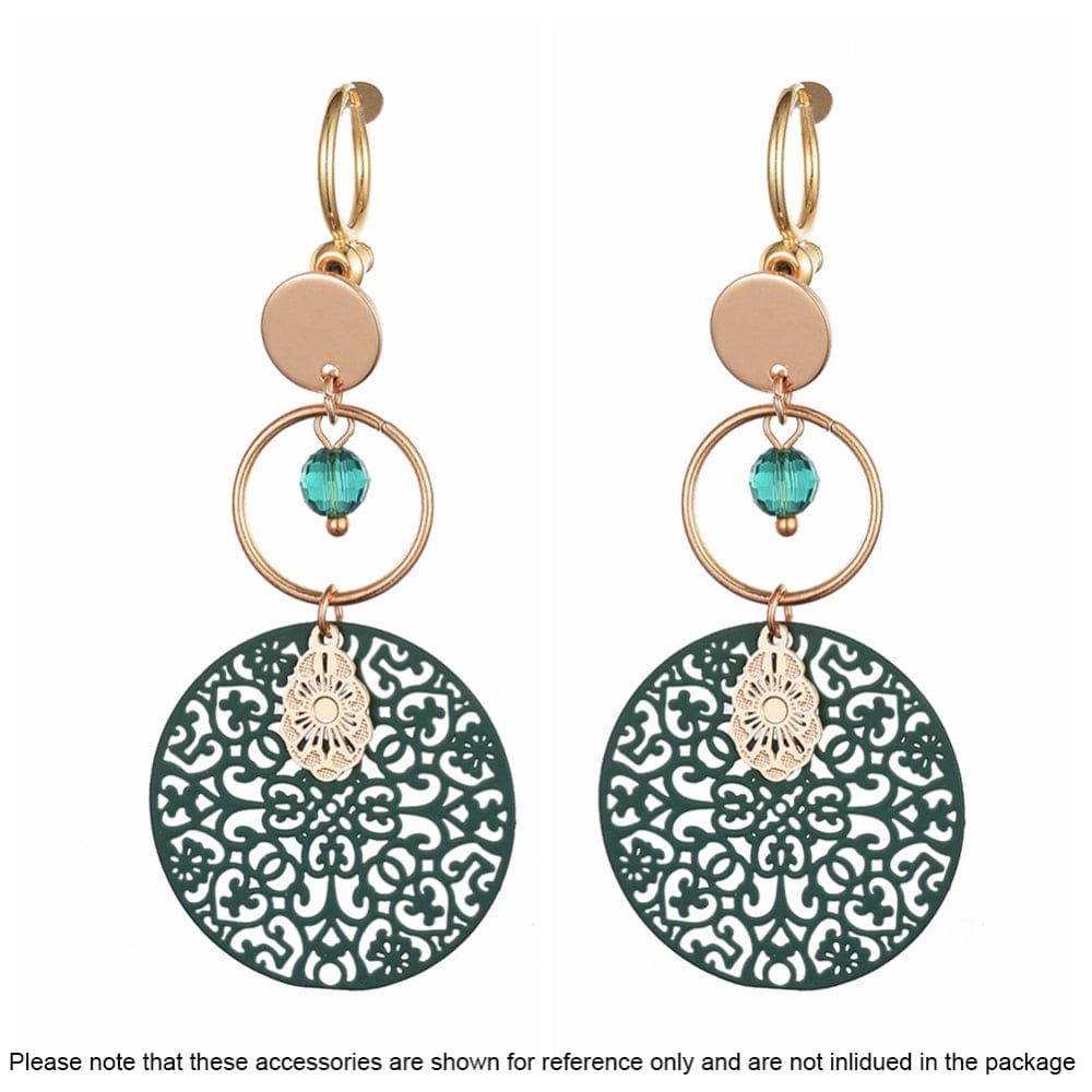 Øreklips Ørestik Converter – 18K Forgyldt Messing (17x13mm) 1 par - Uniq Perler - 115952