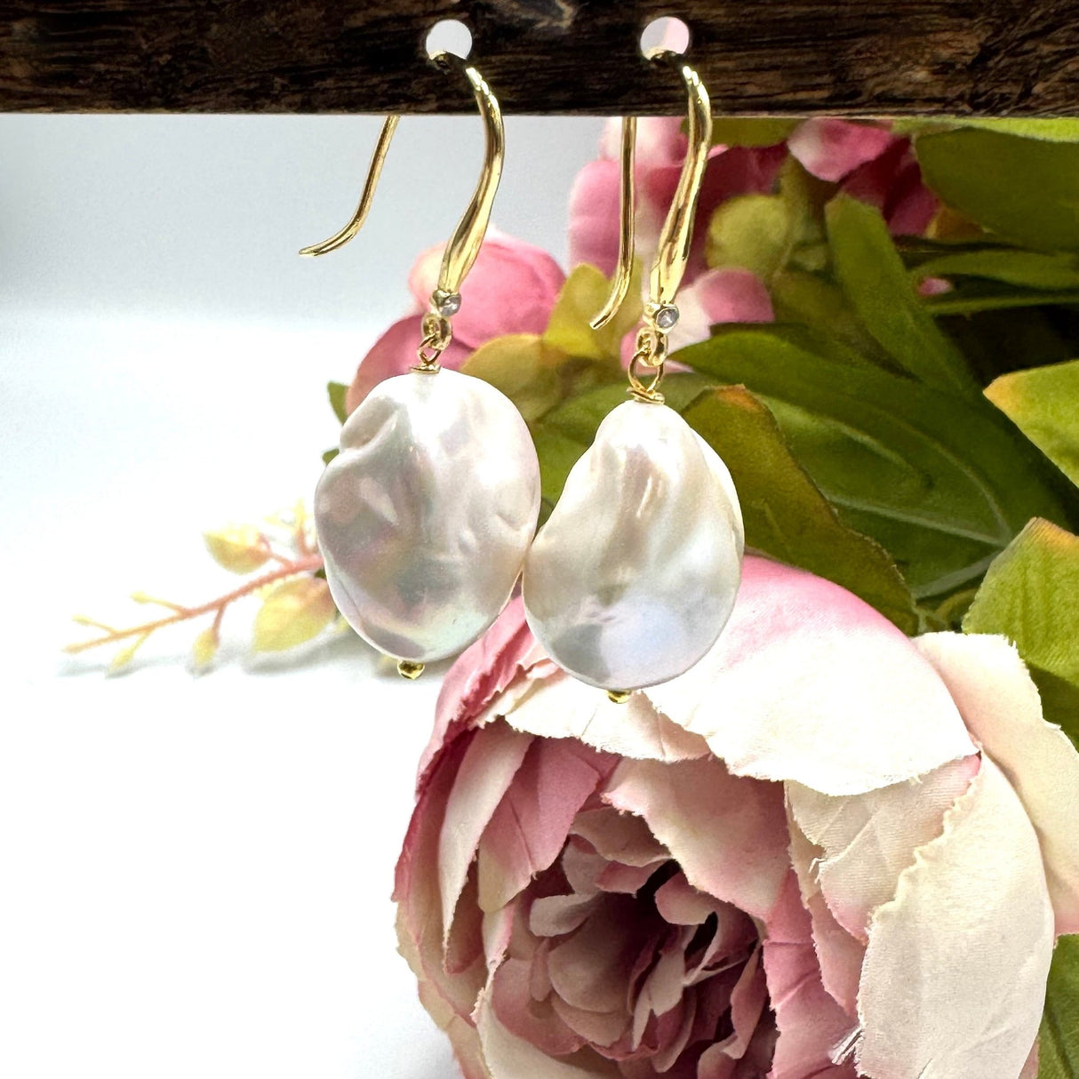 Øreringe Med Barok Ferskvandsperler - Uniq Perler - 0000000412