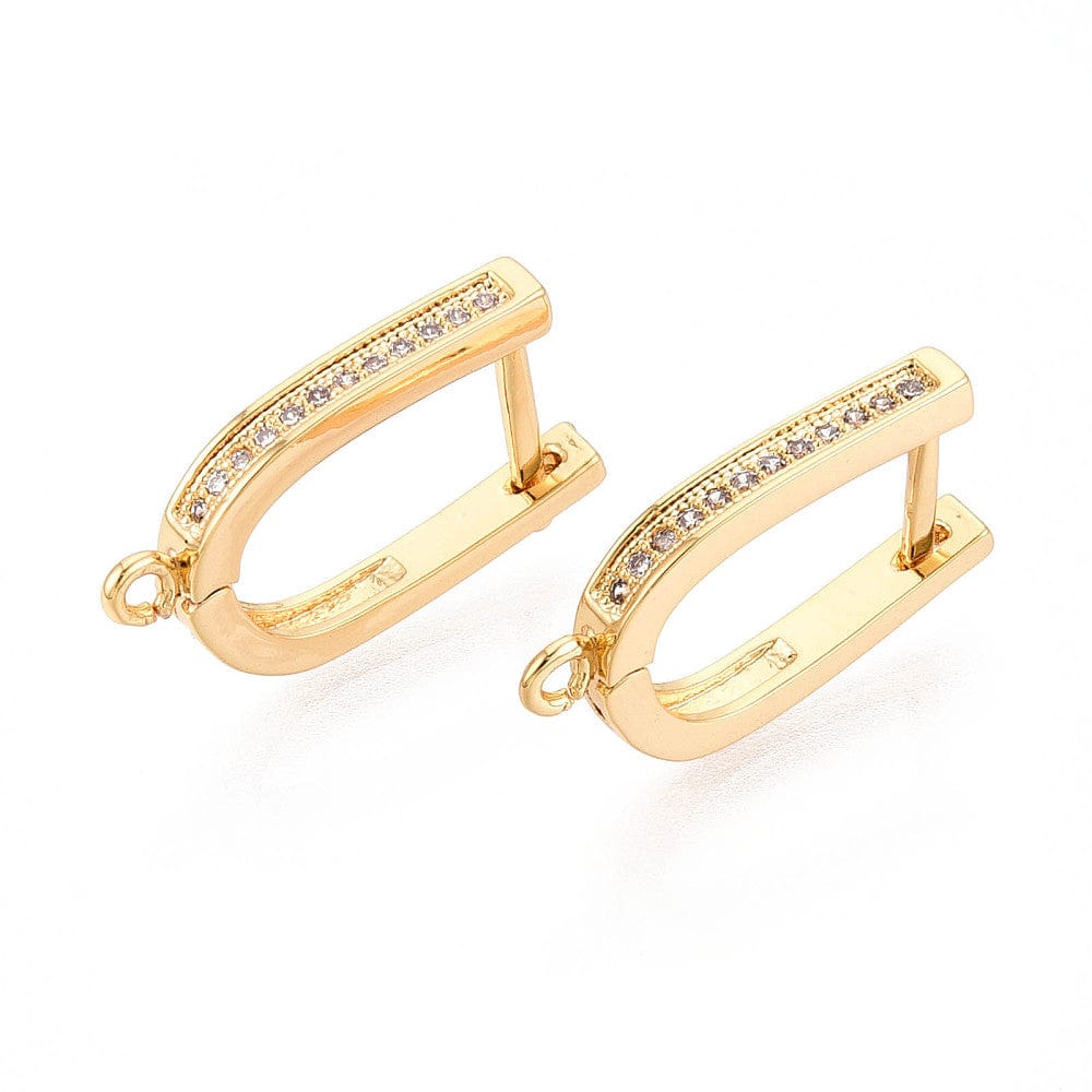 Ørestikkere – 18K Langtidsholdbar Forgyldt (20x12,5mm) - Uniq Perler - 115935