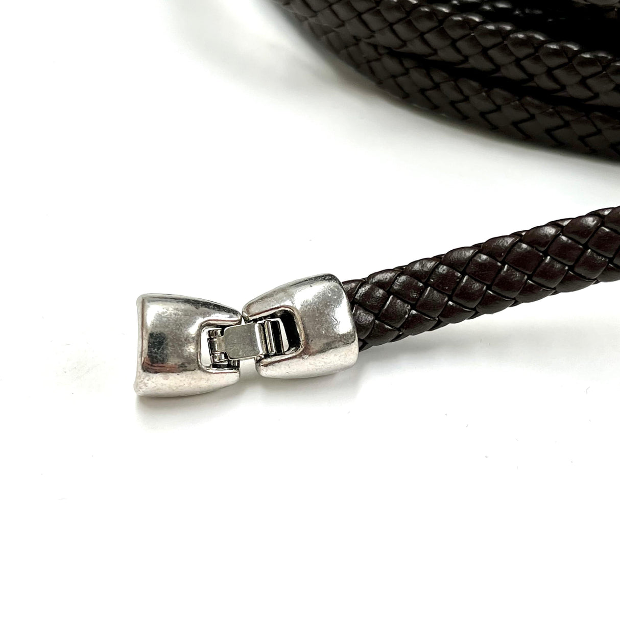 Pandahall Låse "Fold over" lås str. 30x10 mm