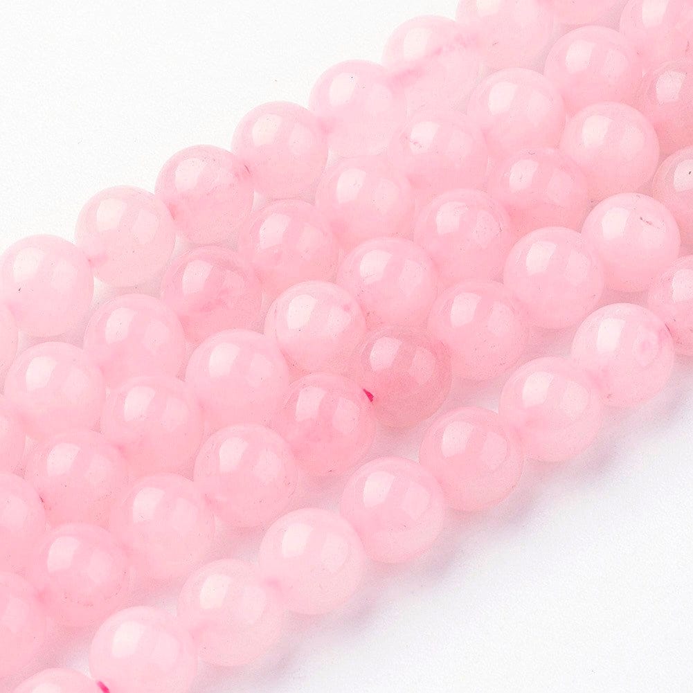 Pandahall Rosakvarts Rosakvarts perler, 8 mm