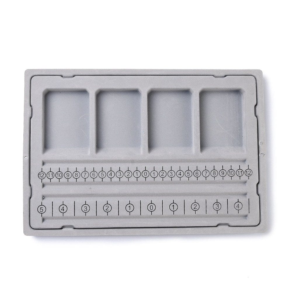 Perleboard Til Organisering & Opmåling – Grå (28x20cm) - Uniq Perler - 143910