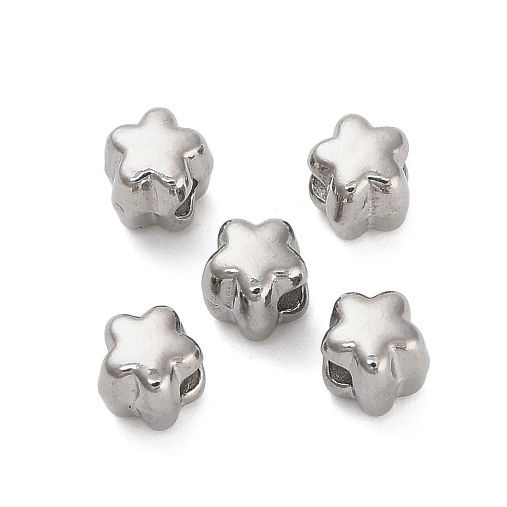 Perler i Stål – (4mm, 6 stk) - Uniq Perler -