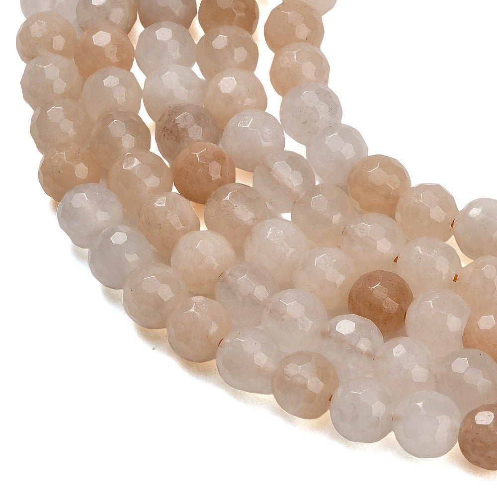 Pink Aventurin Rund – Facetteret (10mm) - Uniq Perler - 117565