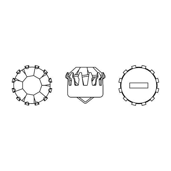 Preciosa Krystal Chaton – 18K Forgylt Fatning (SS39/8,2mm)