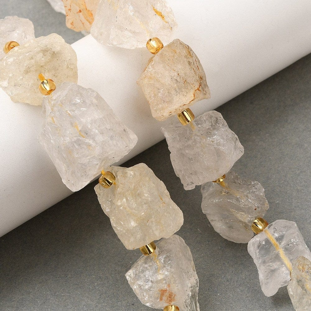 Rå Kvarts Nuggets - Klar (10 - 28mm) - Uniq Perler - 849298