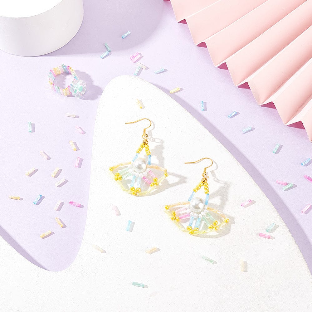 Rørformet Og Tvistet Perler – (6x2mm) 1560 stk - Uniq Perler - 503862