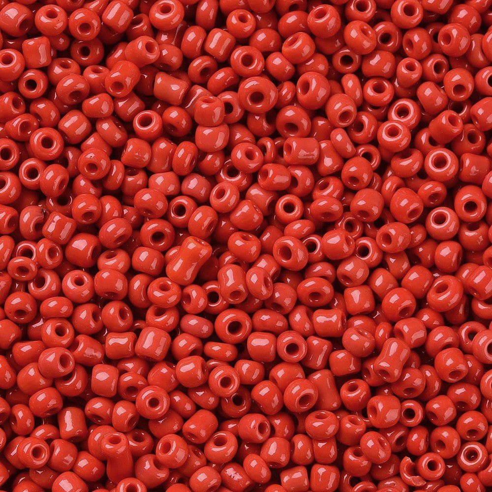 Seed Beads – Red, Round (2mm) 20g - Uniq Perler - 117613