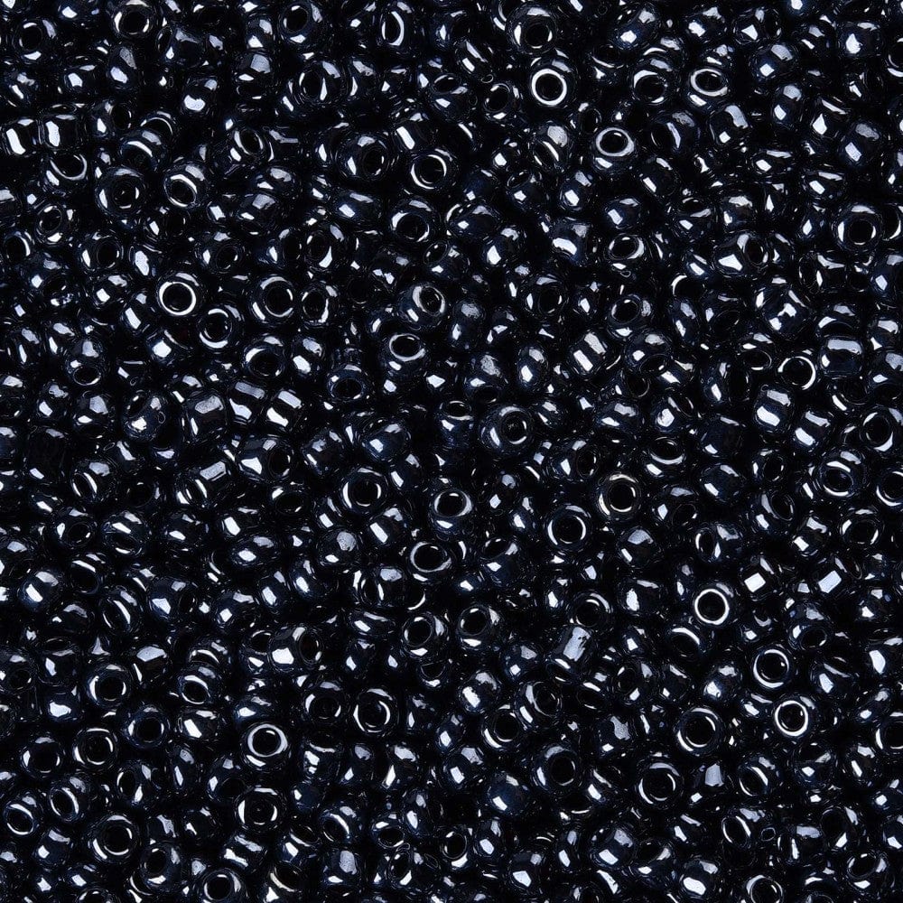 Seed Beads – Sort, Rund (2mm, 450g) - Uniq Perler - 0000014684