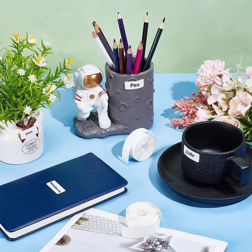 Selvklæbende små labels til mærkning (230 stk.) - Uniq Perler -