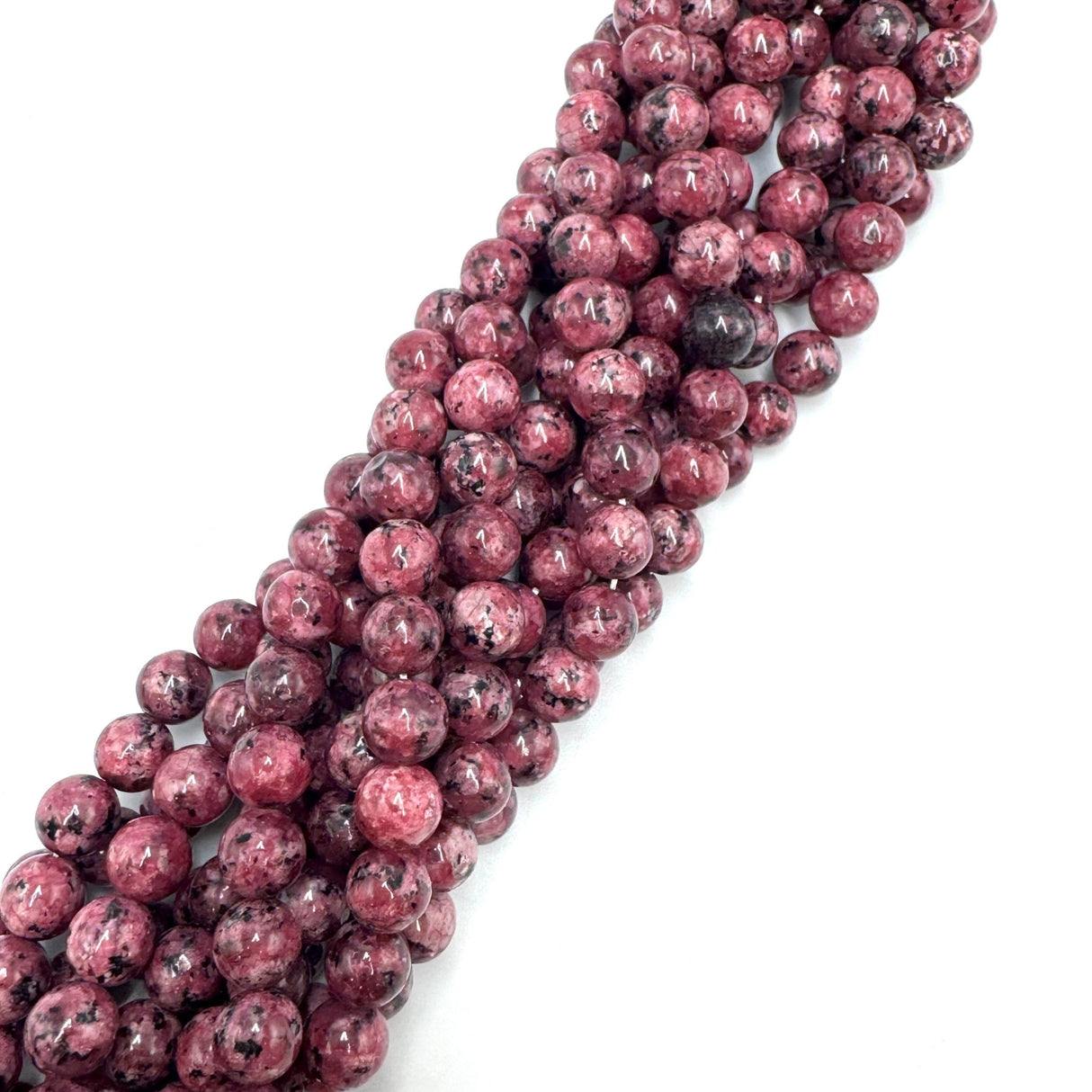 Sesame Jasper Perler – Runde (10–11mm) - Uniq Perler - 43299284