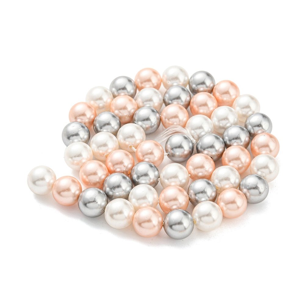 Shell Perler – Farvemix, Runde (8mm) - Uniq Perler - 125205