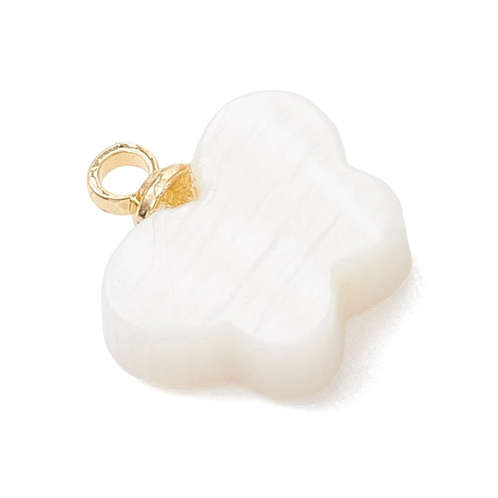 Shell Butterfly Pendant – 10.5mm (4 pcs.) - Uniq Perler -