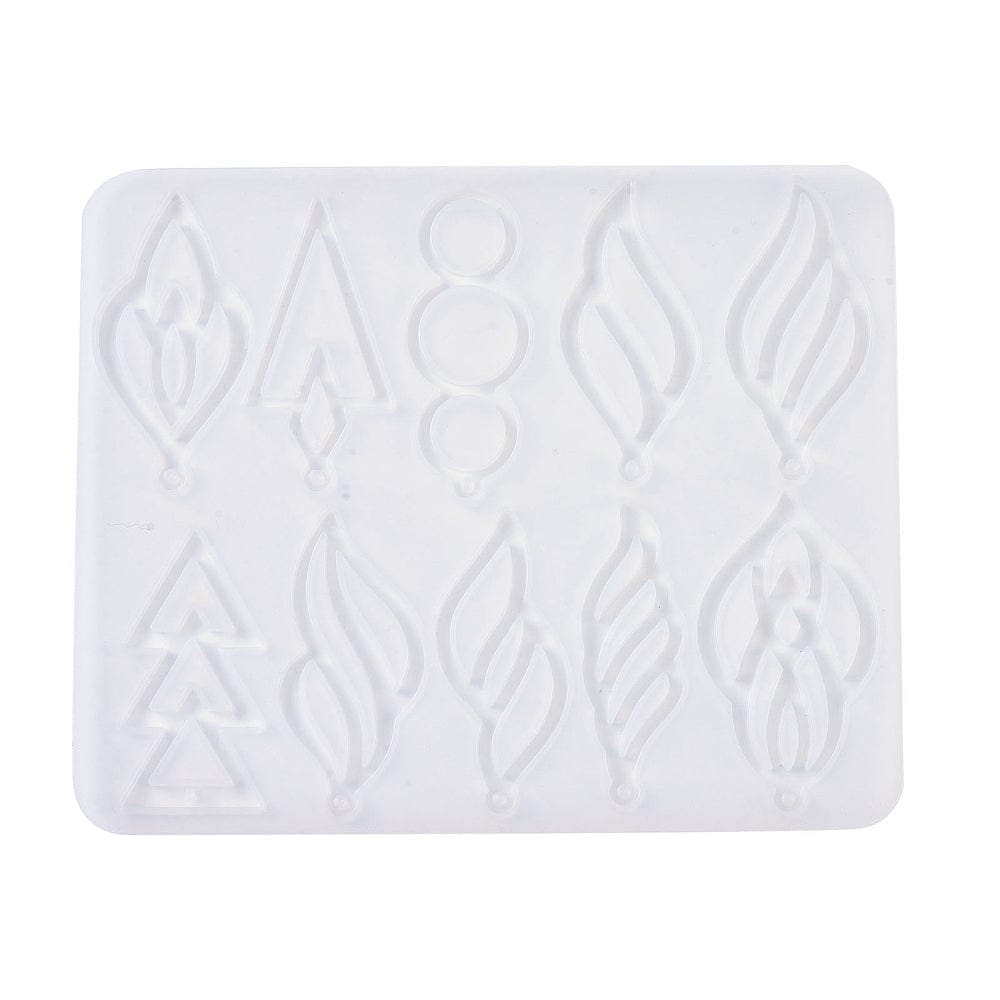 Silikone Form Til At Lav Fuldendte Vedhæng I Resin – DIY Støbeform - Uniq Perler - 112810