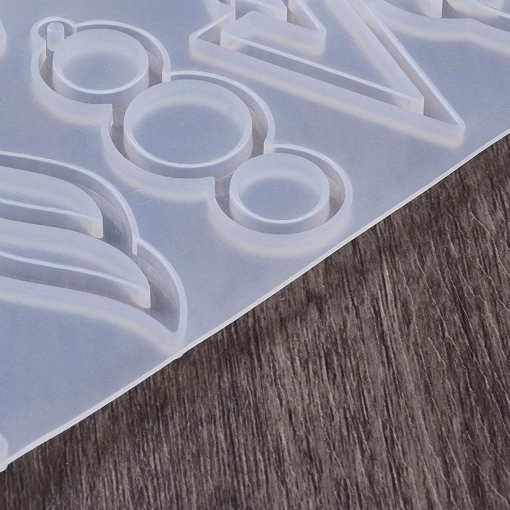 Silikone Form Til At Lav Fuldendte Vedhæng I Resin – DIY Støbeform - Uniq Perler - 112810