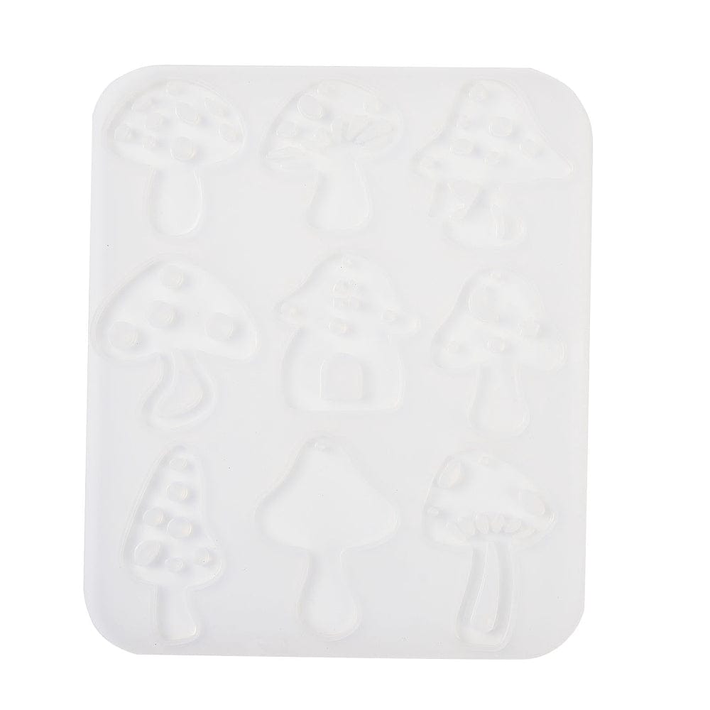 Silikone Form Til At Lave Svampe Vedhæng – DIY Støbeform - Uniq Perler - 114656