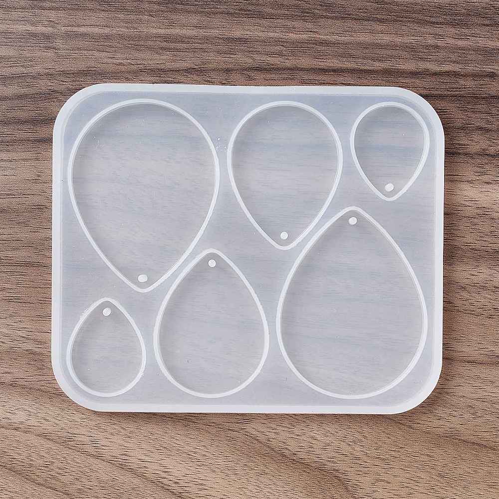 Silikone Form Til Resin Dråbe Vedhæng – DIY Støbeform - Uniq Perler - 112404