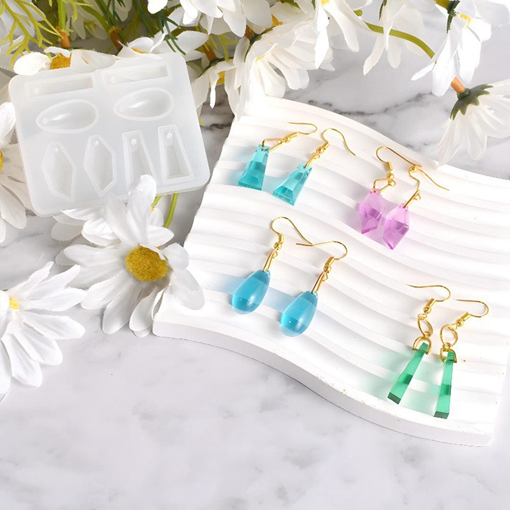 Silikone Form Til Resin Vedhæng 4 former - Uniq Perler - 115392