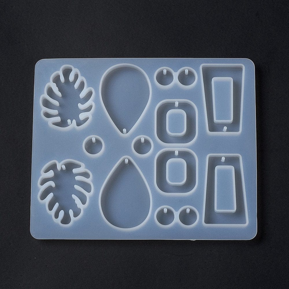 Silikone Form til Resin Vedhæng (48x12cm) - Uniq Perler - 924424