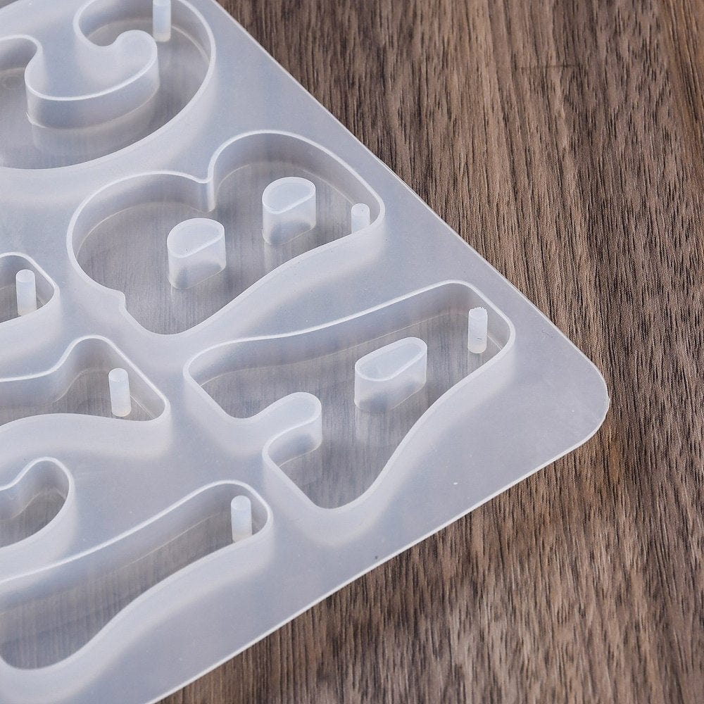 Silikone Form Til Støbning Af Bogstav Vedhæng – DIY Støbeform - Uniq Perler - 756841