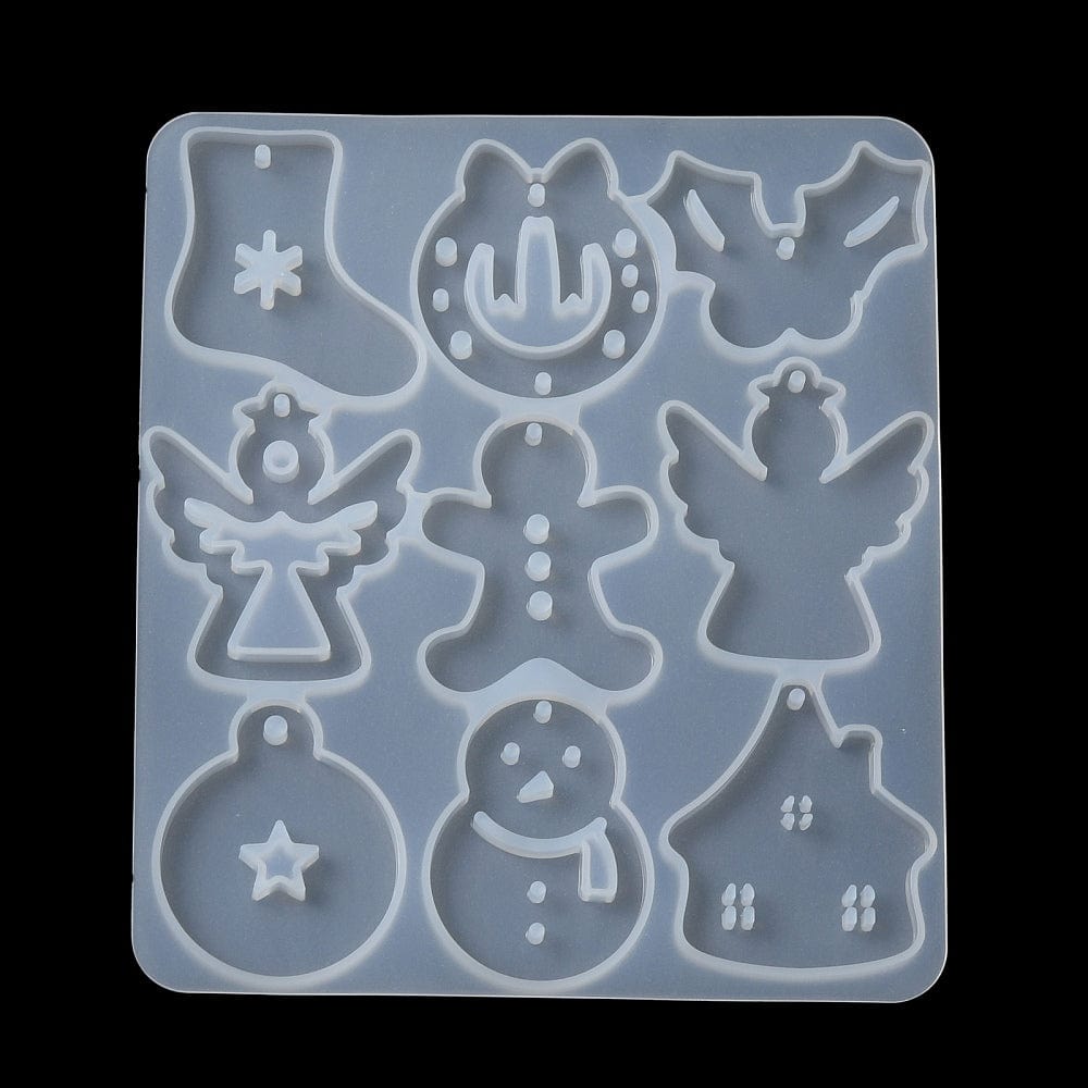 Silikone Forme Til Støbning Af Resin Julemotiver - Uniq Perler - 0001489257