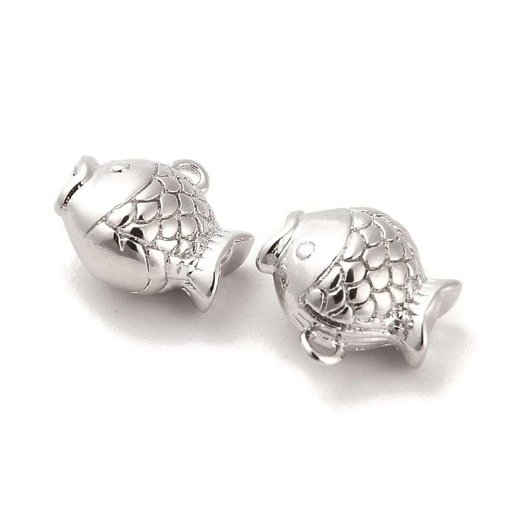 Smukt fisk med ujævn overflade, str.(9x10 mm) - Uniq Perler - 112792