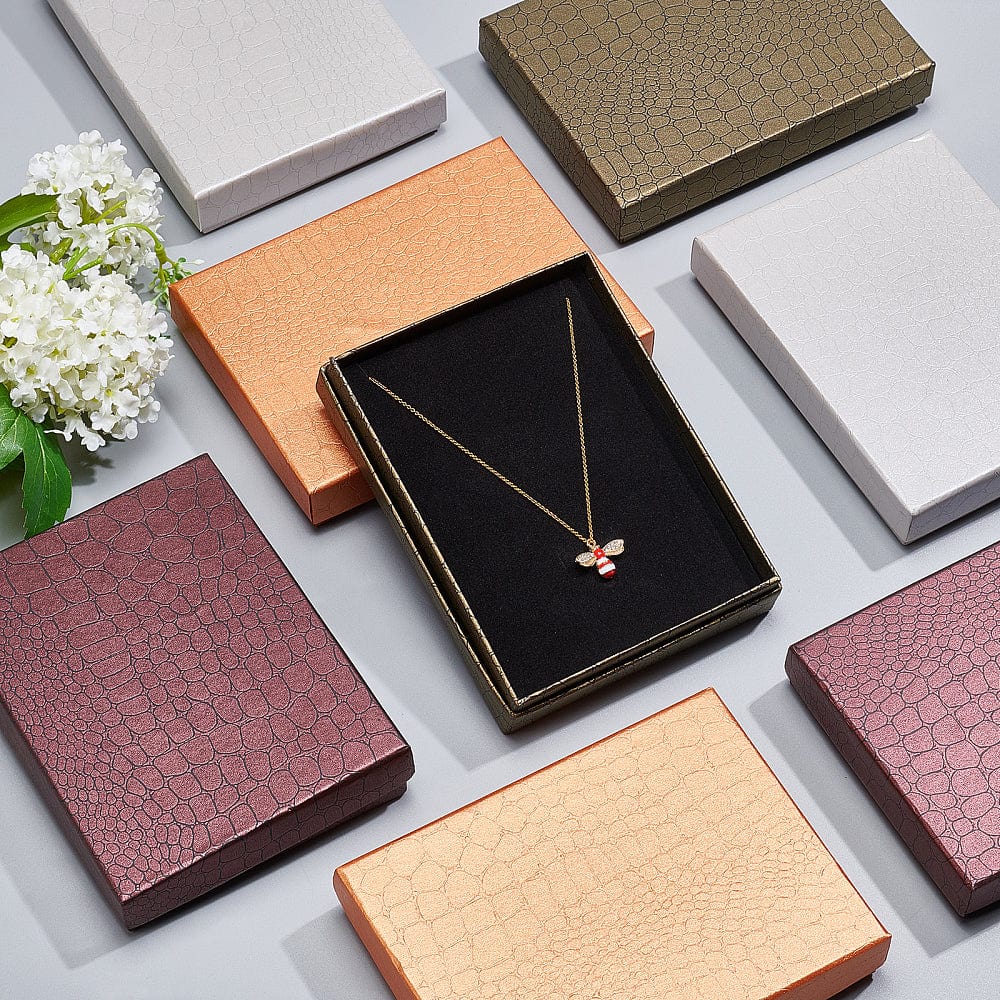 Smykkeæske Til Halskæde Og Armbånd (16x12x3cm) - Uniq Perler - 114404