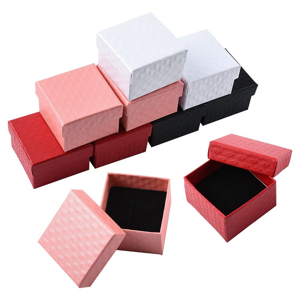 Schmuckschachteln mit Harlekin-Muster - (Mix Farben, 8 Stk) - Uniq Perler -