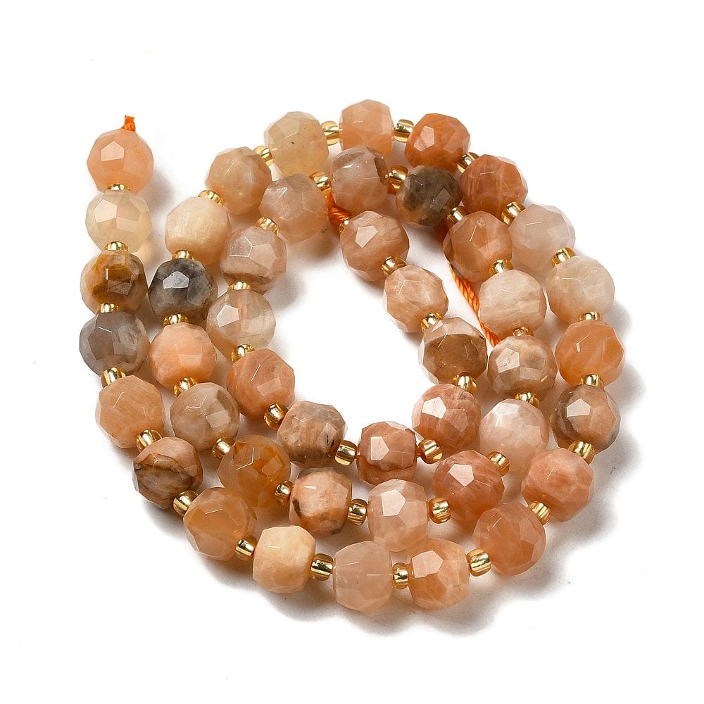 Solsten – Mange Facetteret Rondel (8x5 - 6mm) - Uniq Perler - 111696